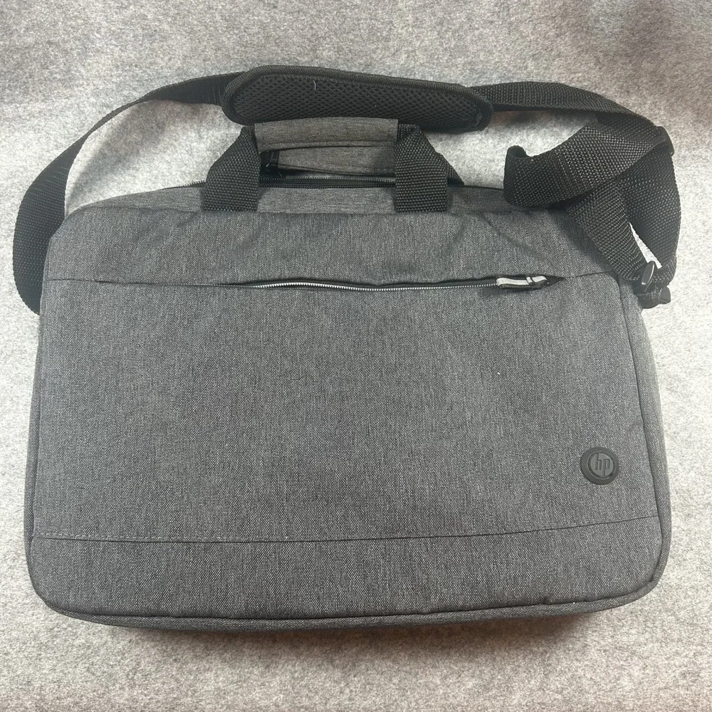 HP Prelude Topload Laptop Bag 15.6 Grey Padded Messenger Case